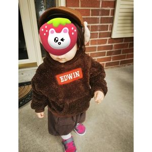 3/25 Baby Edwin. Teddy hoodie 2t